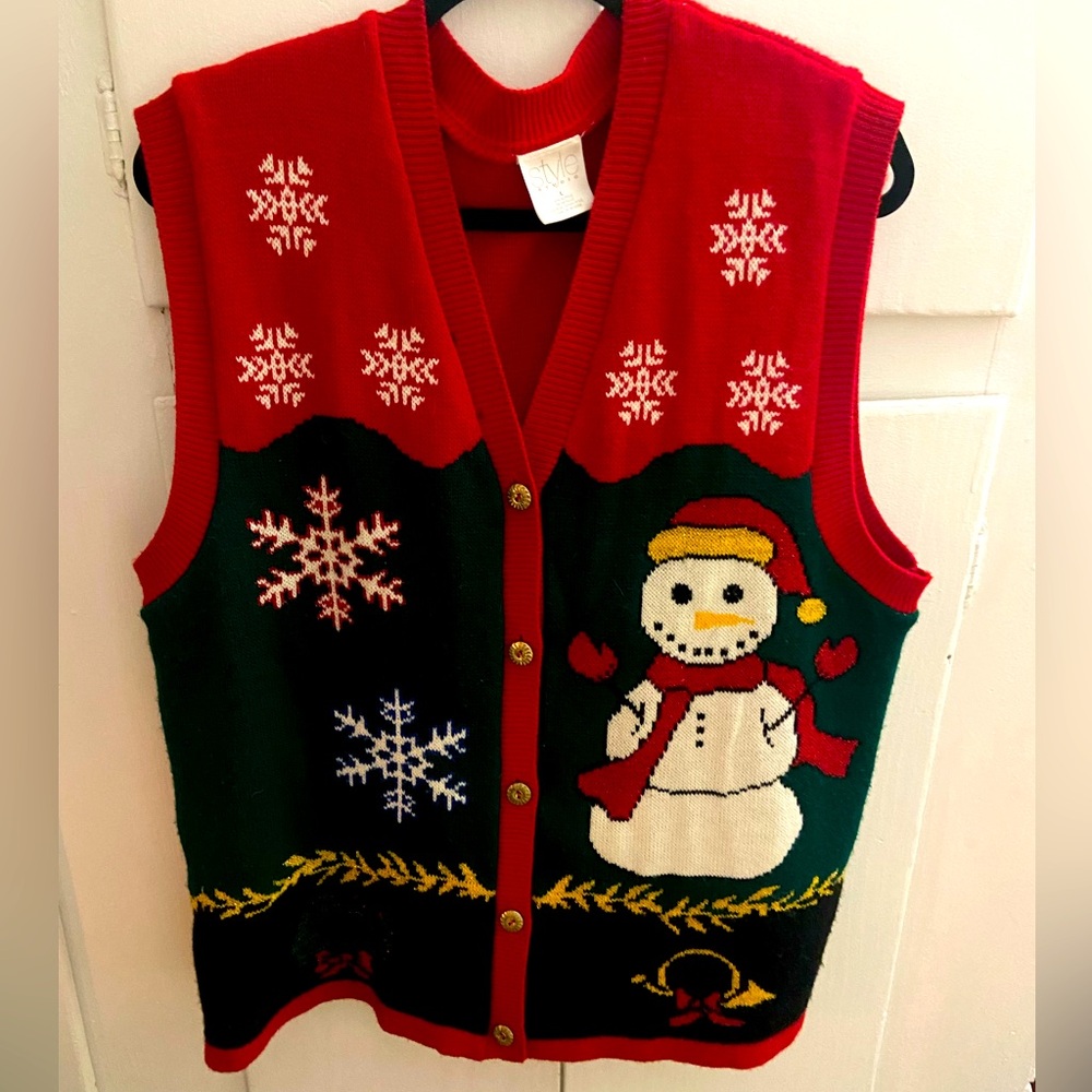 Women’s ugly Christmas vest